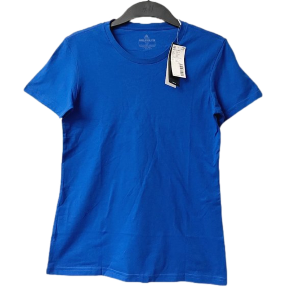 NWT! Adidas Men's Hob Amplifier Short Sleeve Shirt Blue (S/P)